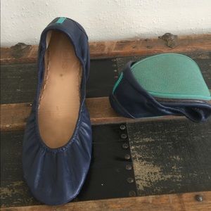 Navy tieks size 8